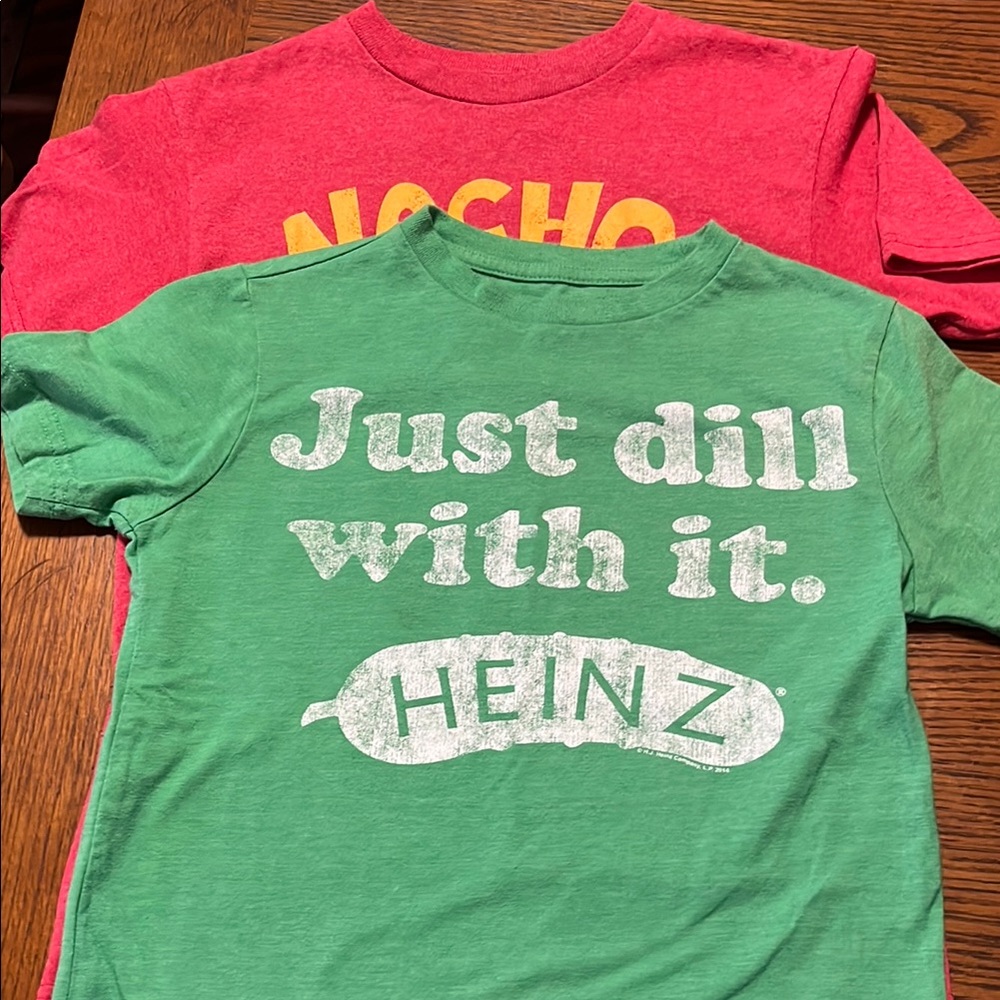 Old Navy Green 'Just Dill With It' Kids Tee